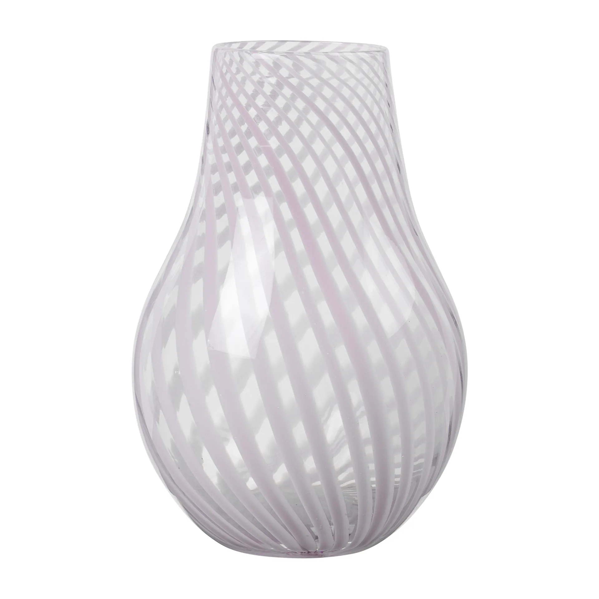Ada Cross Stripe 花瓶 22.5 cm, Lavender 灰色 Broste Copenhagen
