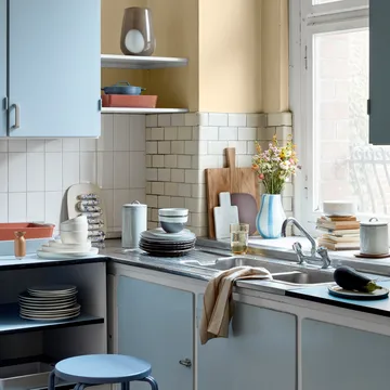 Ada Dot 玻璃花瓶 26cm - 简约灰褐色_暖灰色 - Broste Copenhagen