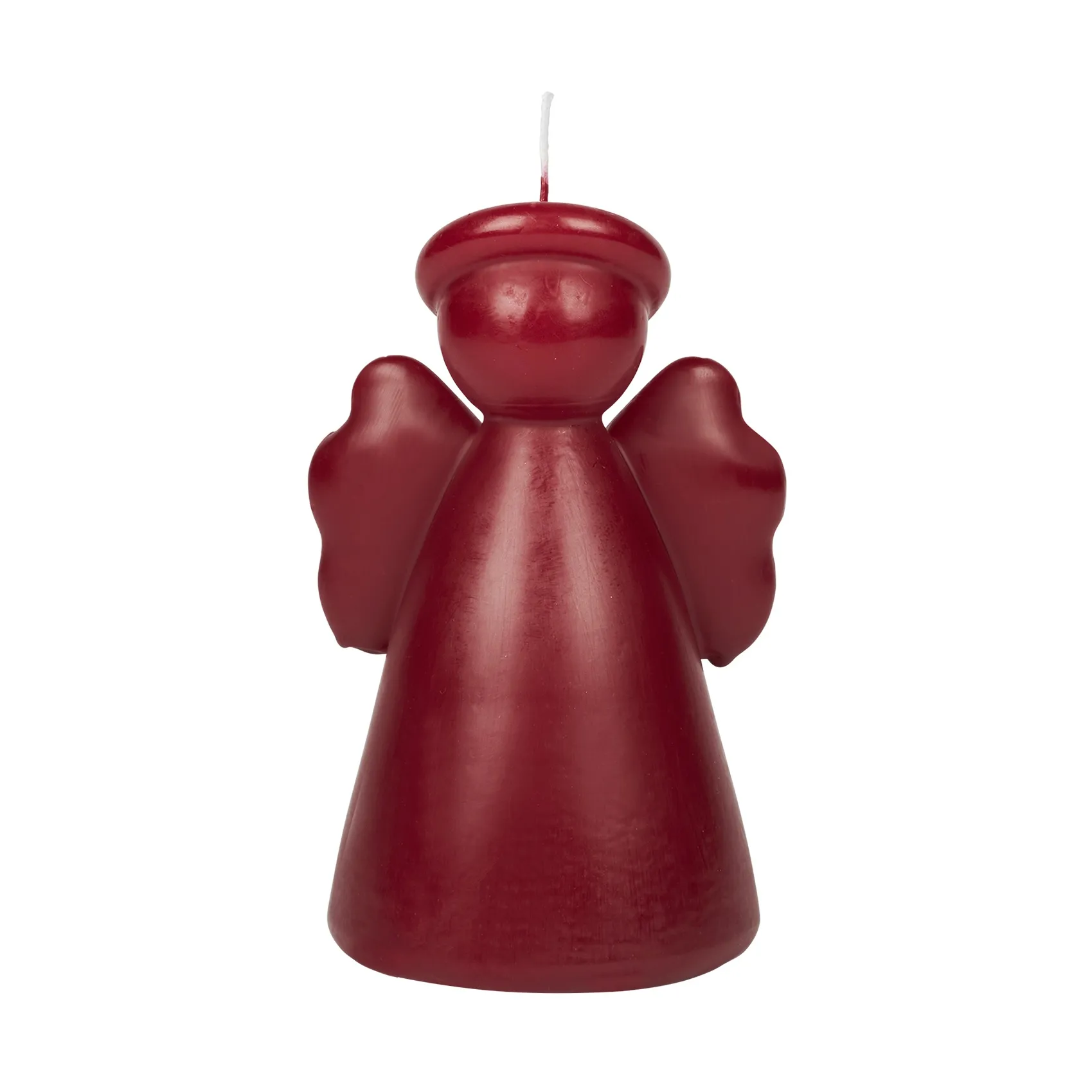Angel 雕塑 蜡烛 14 cm, Burgundy Broste Copenhagen