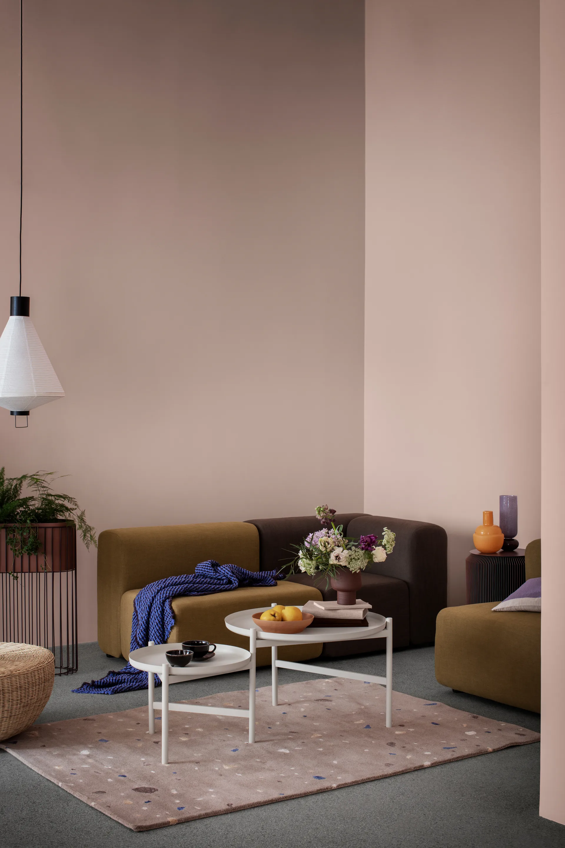 Axil 花瓶 18.5 cm, 红色 clay Broste Copenhagen