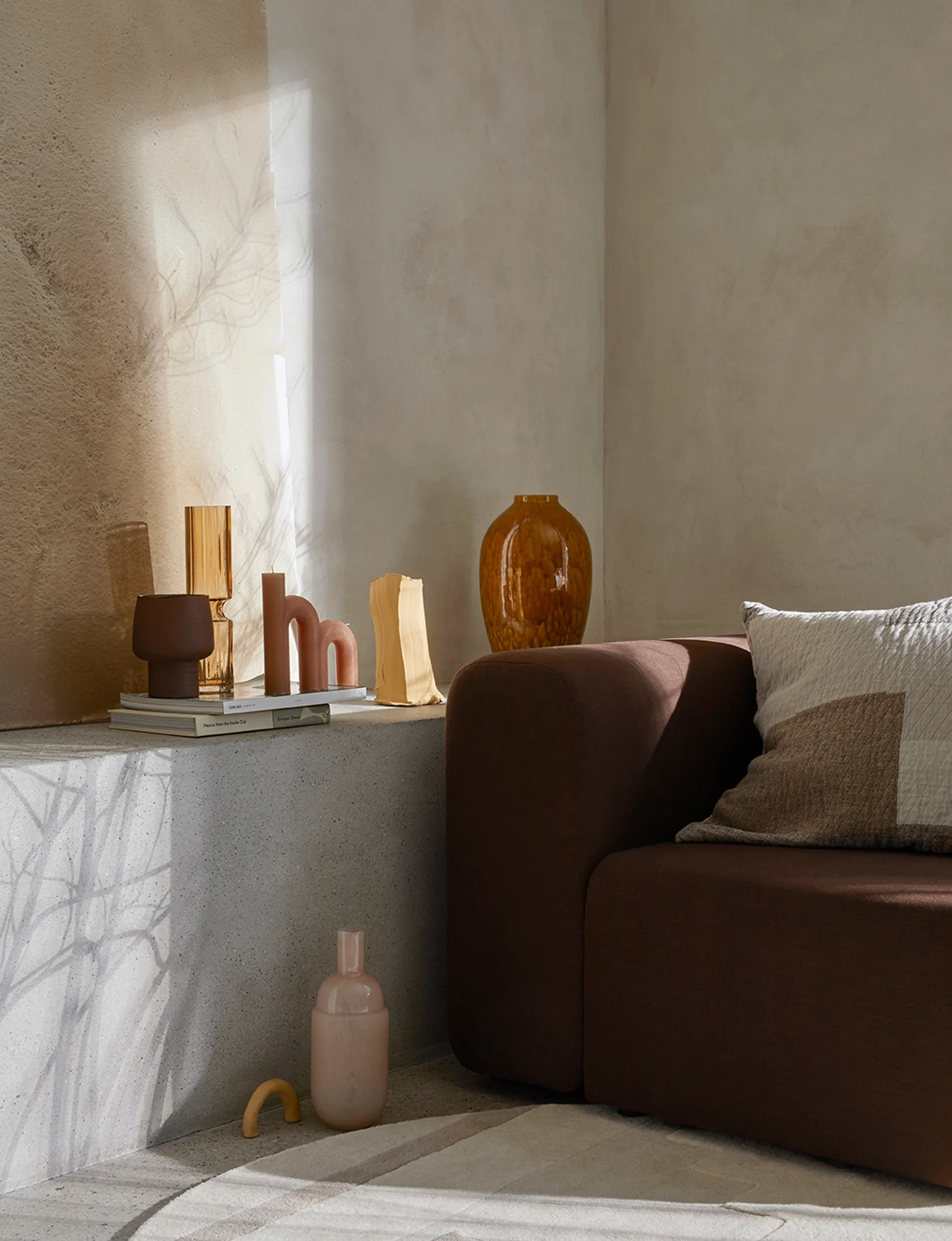 Axil 花瓶 18.5 cm, 红色 clay Broste Copenhagen