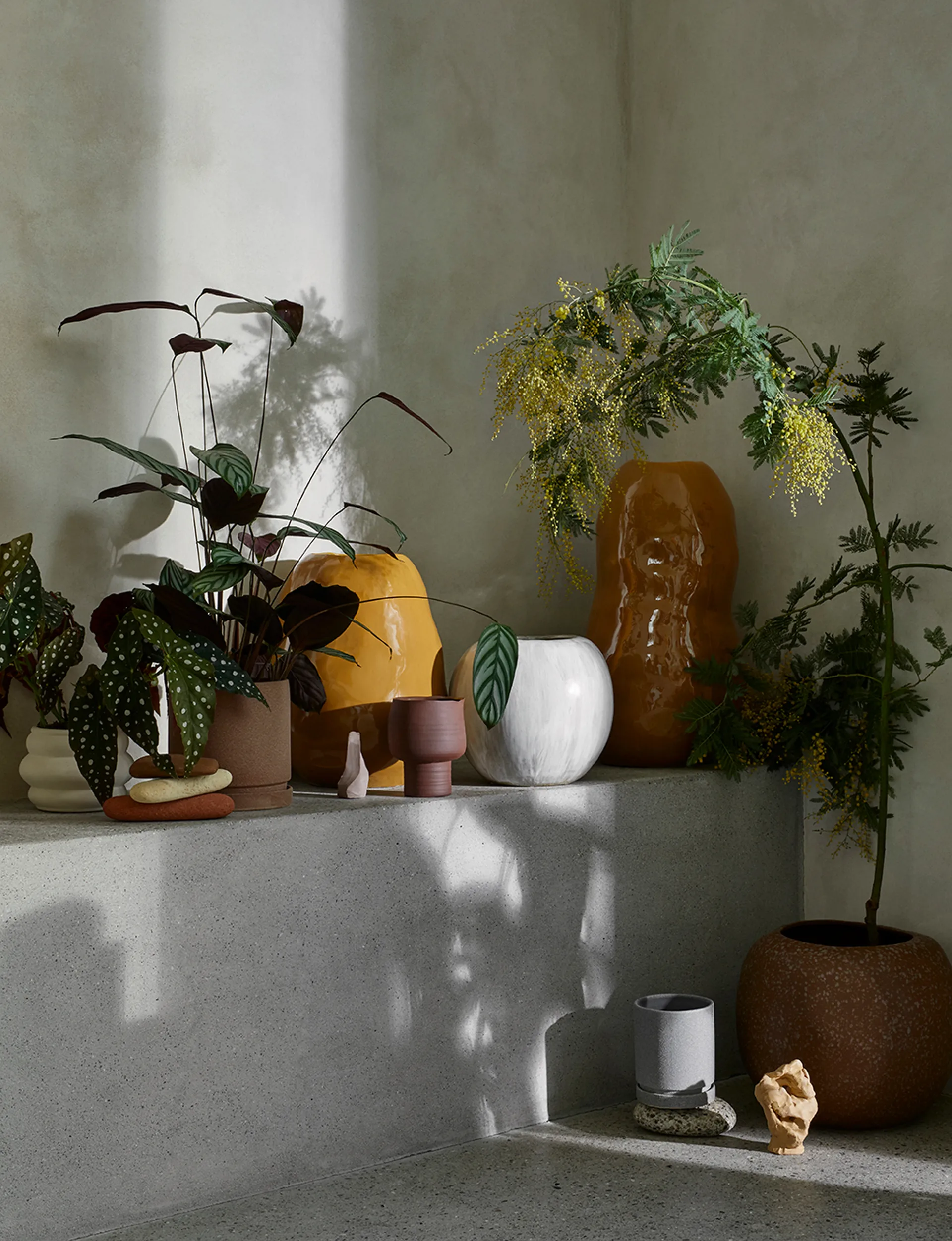 Axil 花瓶 18.5 cm, 红色 clay Broste Copenhagen