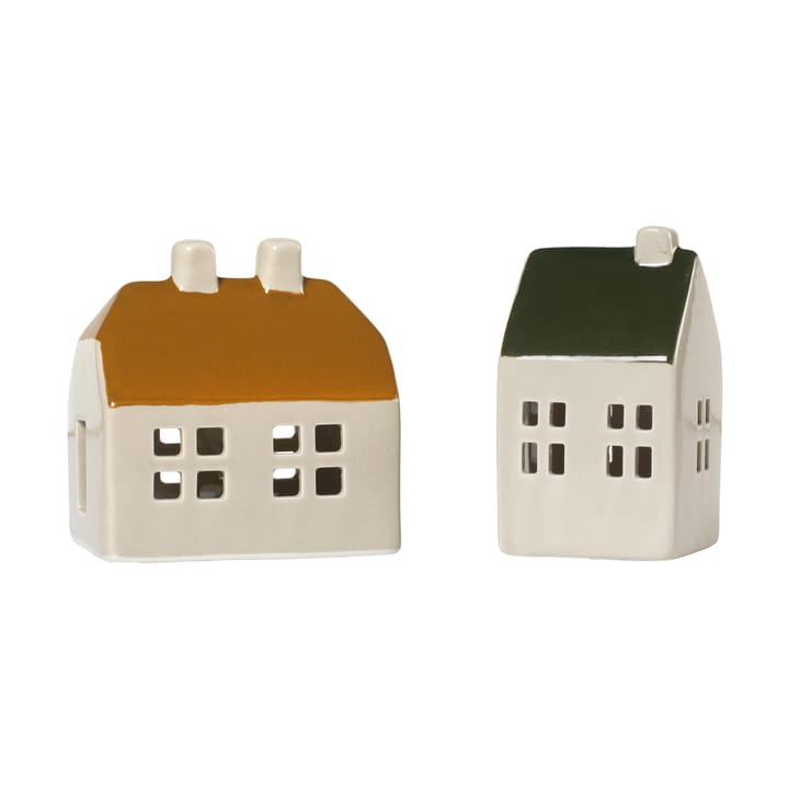 Bo decorative house 2件 - Golden 褐色 - Broste Copenhagen