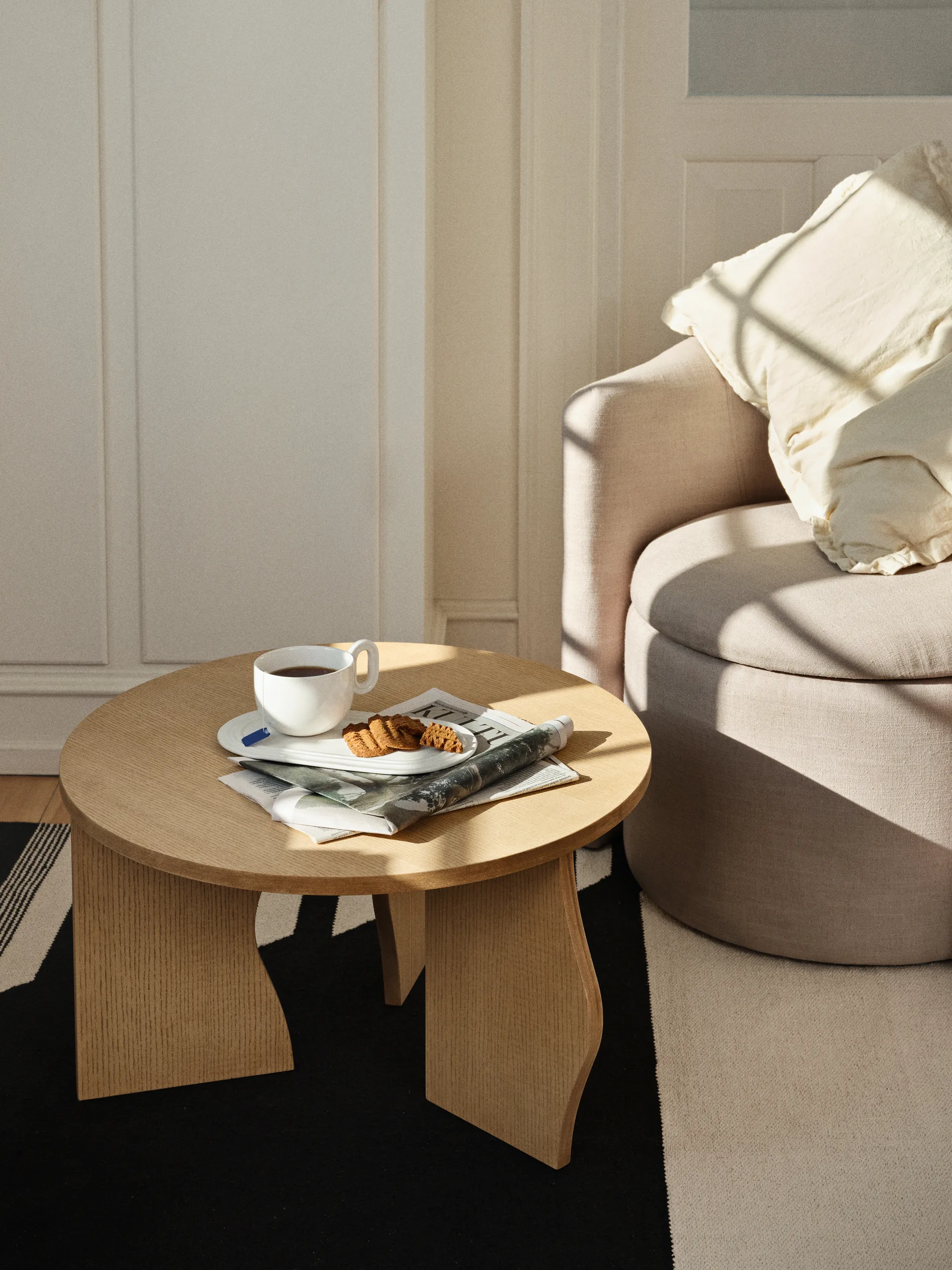 Brook 桌子 Ø60 cm, 原色/自然色 Broste Copenhagen