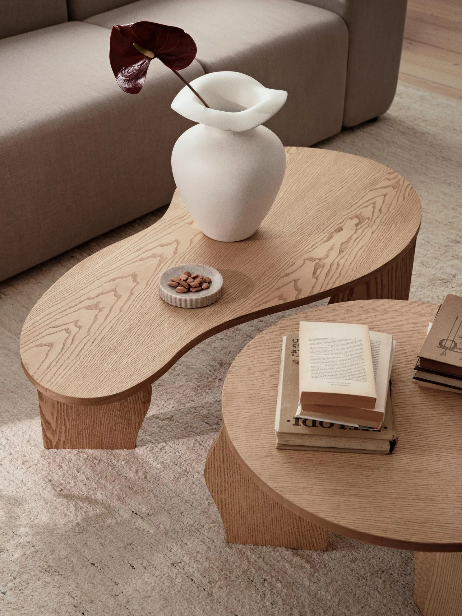 Brook小溪系列 茶几边桌 L 30x112cm, 原色/自然色 Broste Copenhagen