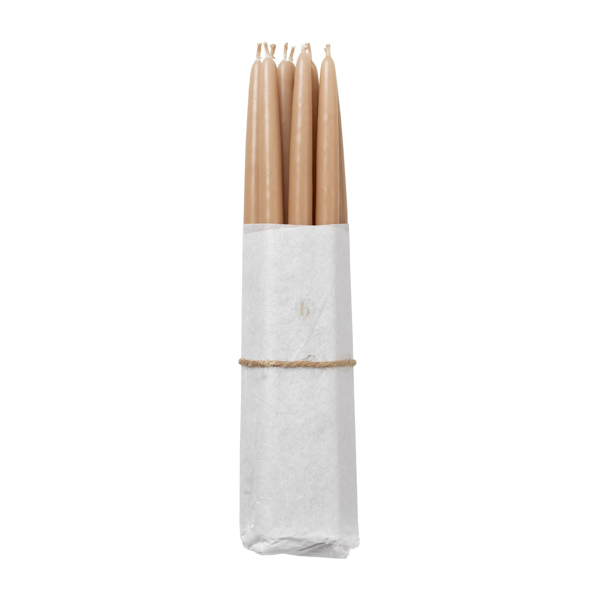 Broste Copenhagen 浸染复古蜡烛 10件装, 胡桃木色 Broste Copenhagen