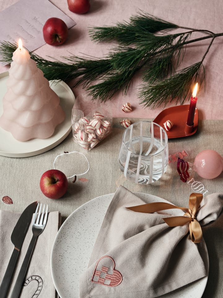 Candy 圣诞树 吊灯 玻璃 2件, Dusty pink Broste Copenhagen