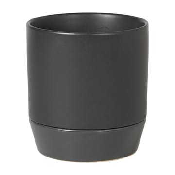 Denise 花盆和托盘Ø14 cm - Charcoal 灰色 - Broste Copenhagen