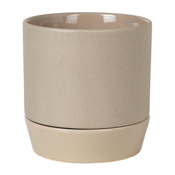 Denise 花盆和托盘Ø18 cm, Dove 灰色 Broste Copenhagen