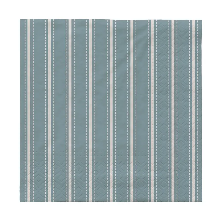Dolly 餐巾纸 33x33cm 20包 - 浅蓝色_白色 - Broste Copenhagen