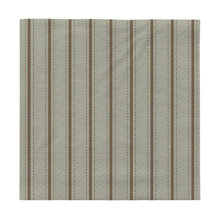 Dolly paper napkins 33x33 cm 20件装 - Desert sage-深绿 - Broste Copenhagen
