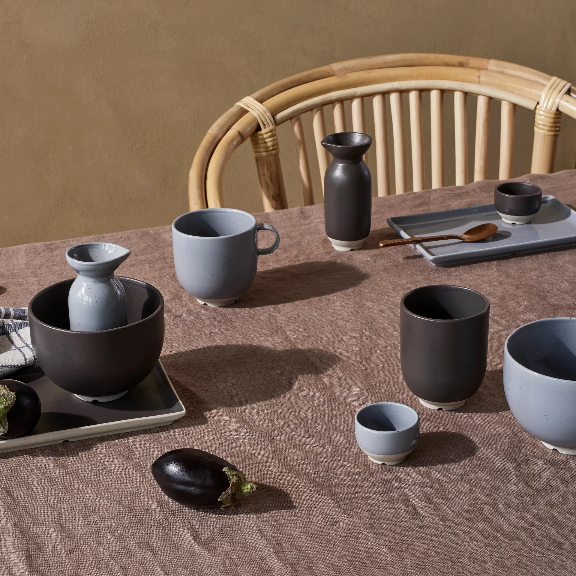 Eli 碗 Ø11 cm, soft 蓝色 Broste Copenhagen