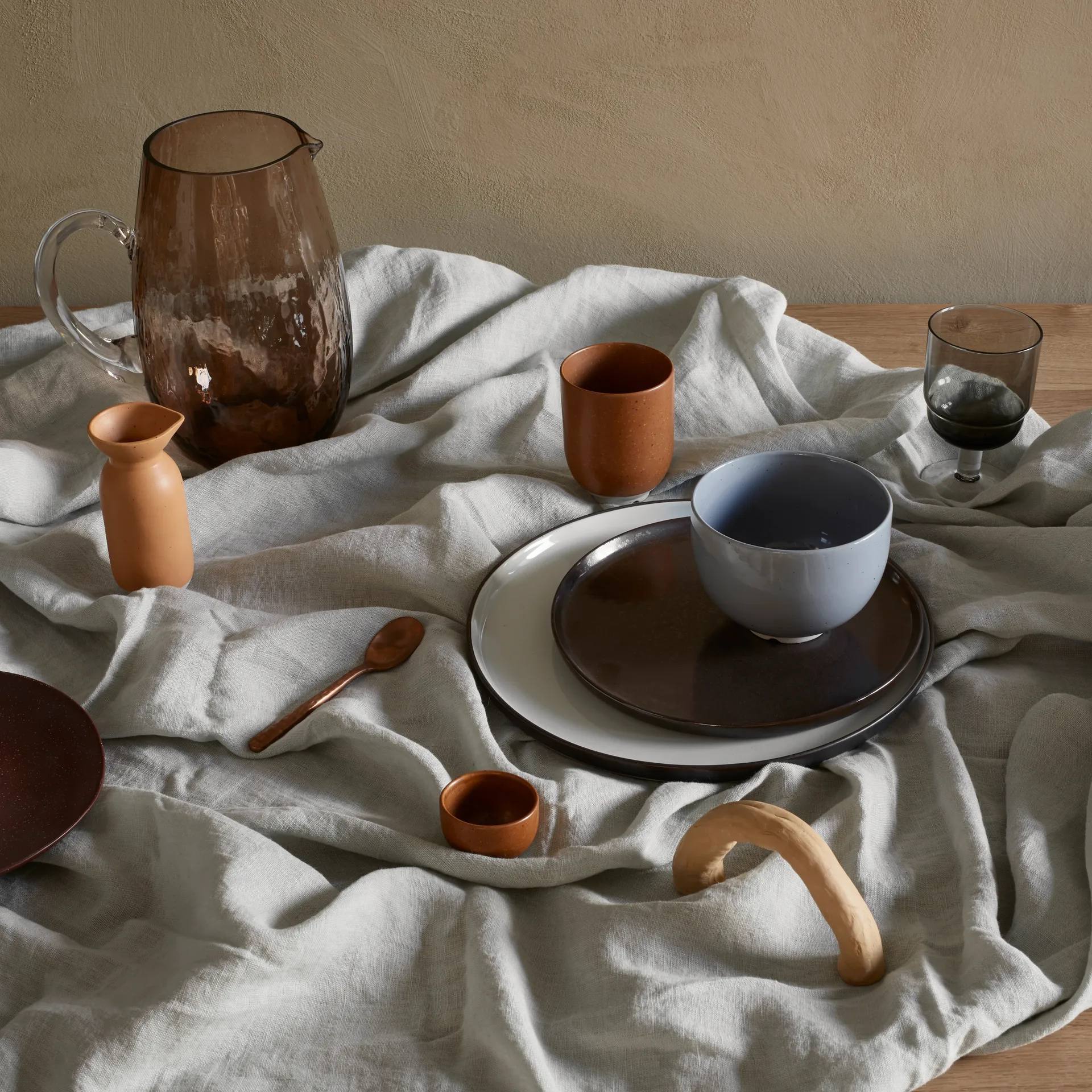 Eli 碗 Ø11 cm, soft 蓝色 Broste Copenhagen