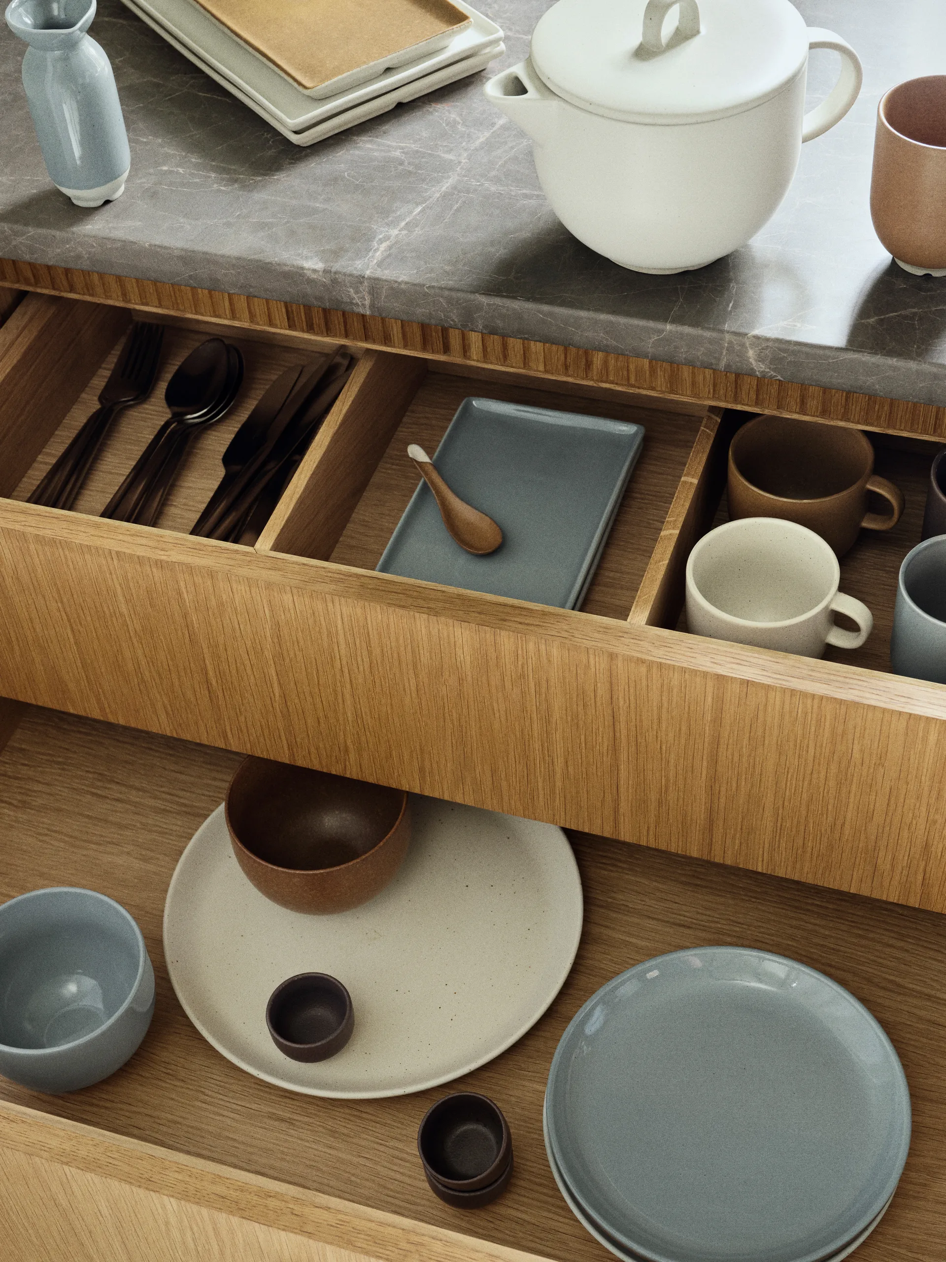 Eli 小 盘子 Ø20 cm, Soft blue Broste Copenhagen