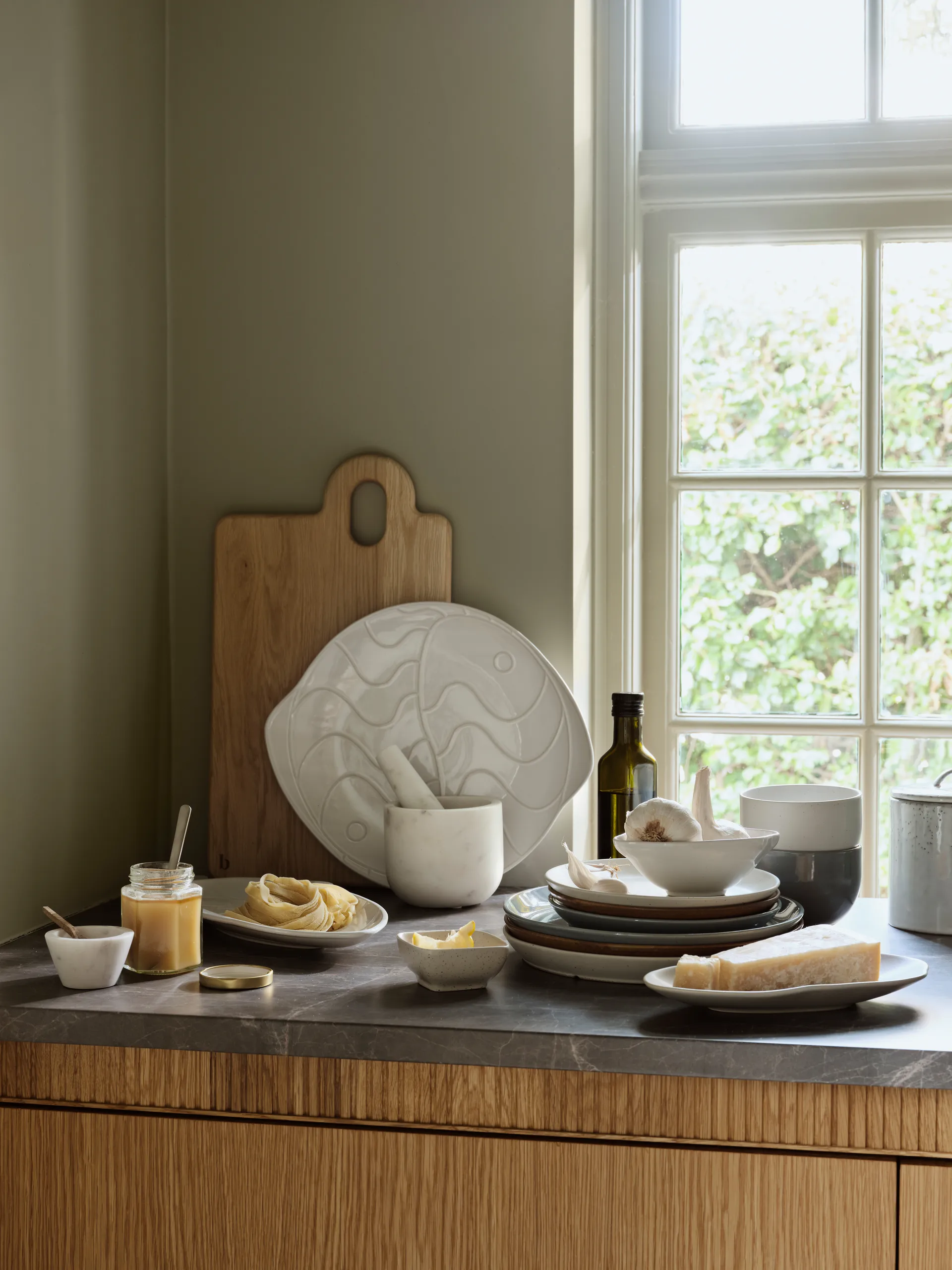 Eli 盘子 Ø26 cm, Soft blue Broste Copenhagen