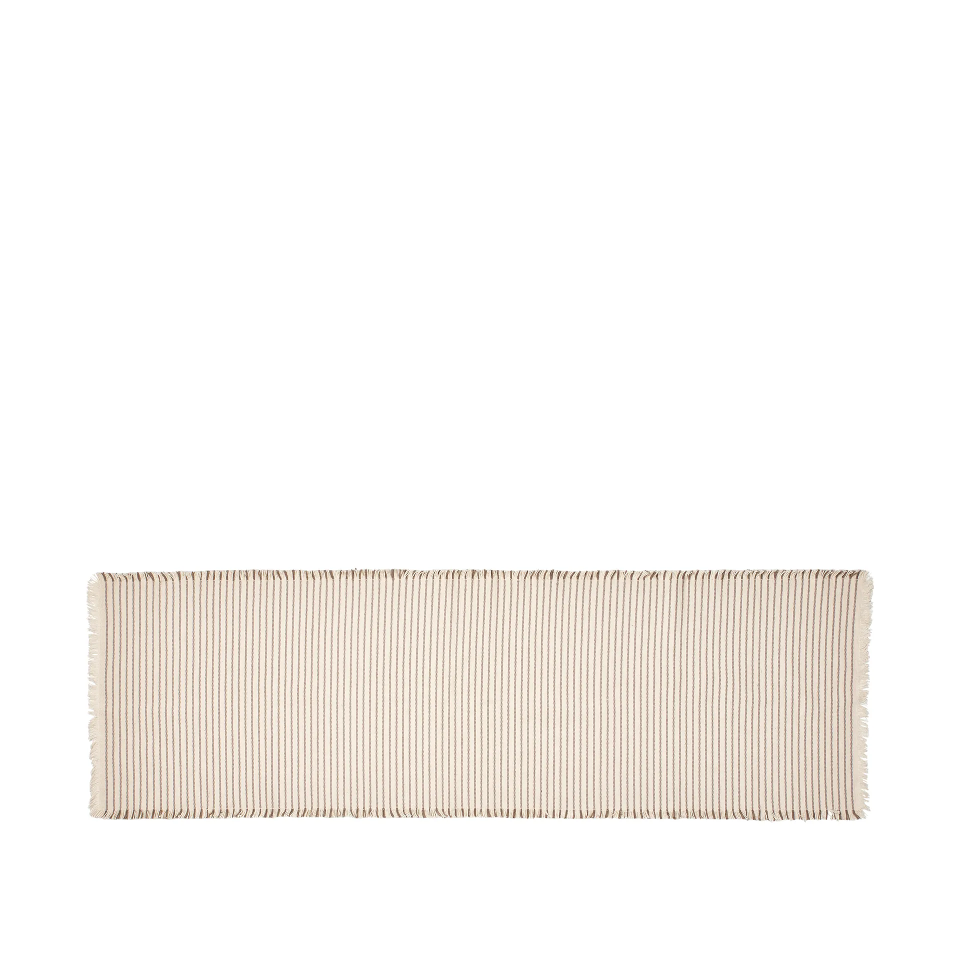 Elouise北欧风桌旗140cm, 骨白色-white fungi grey Broste Copenhagen