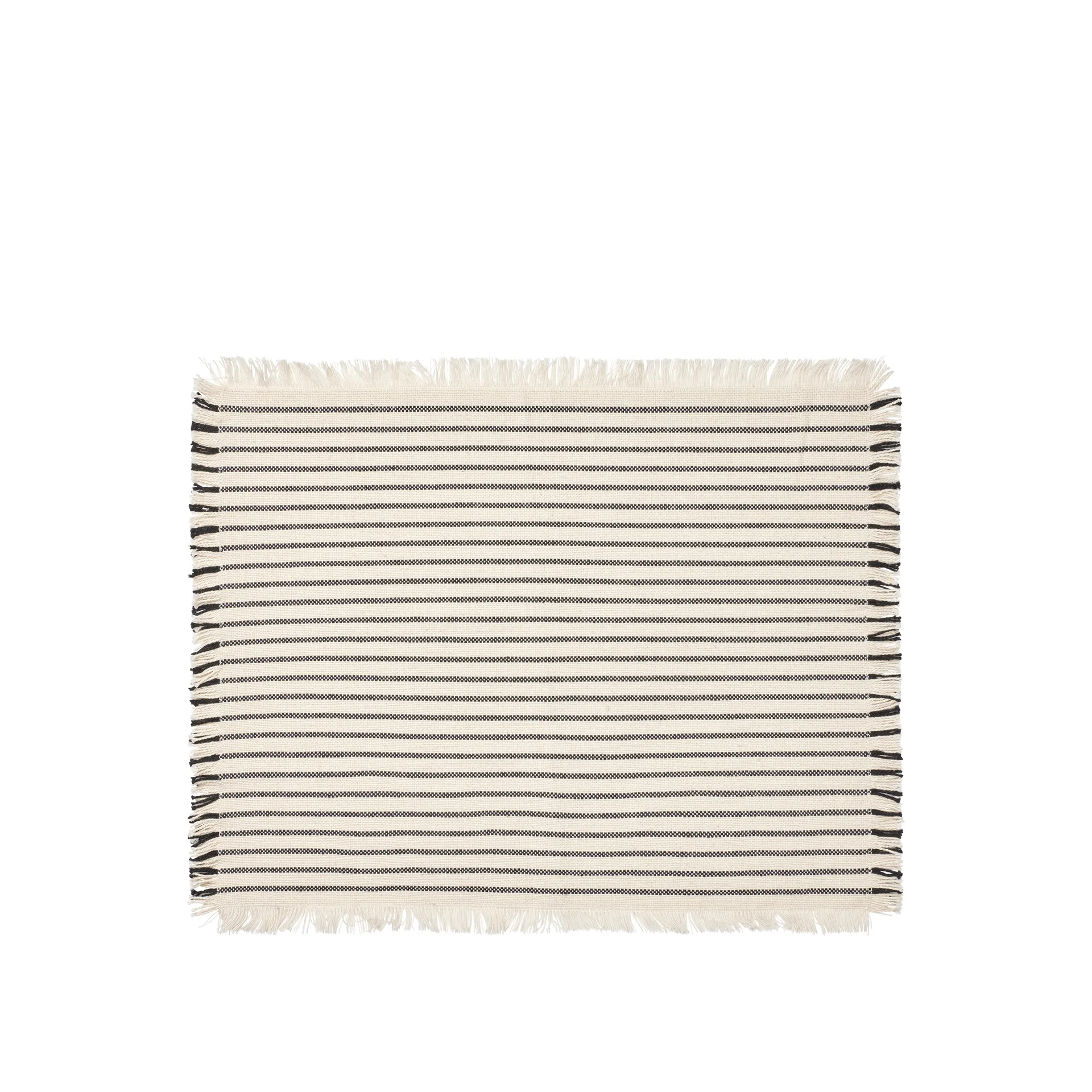 Elouise骨白色餐垫41.5x32cm, 骨白色-white black Broste Copenhagen