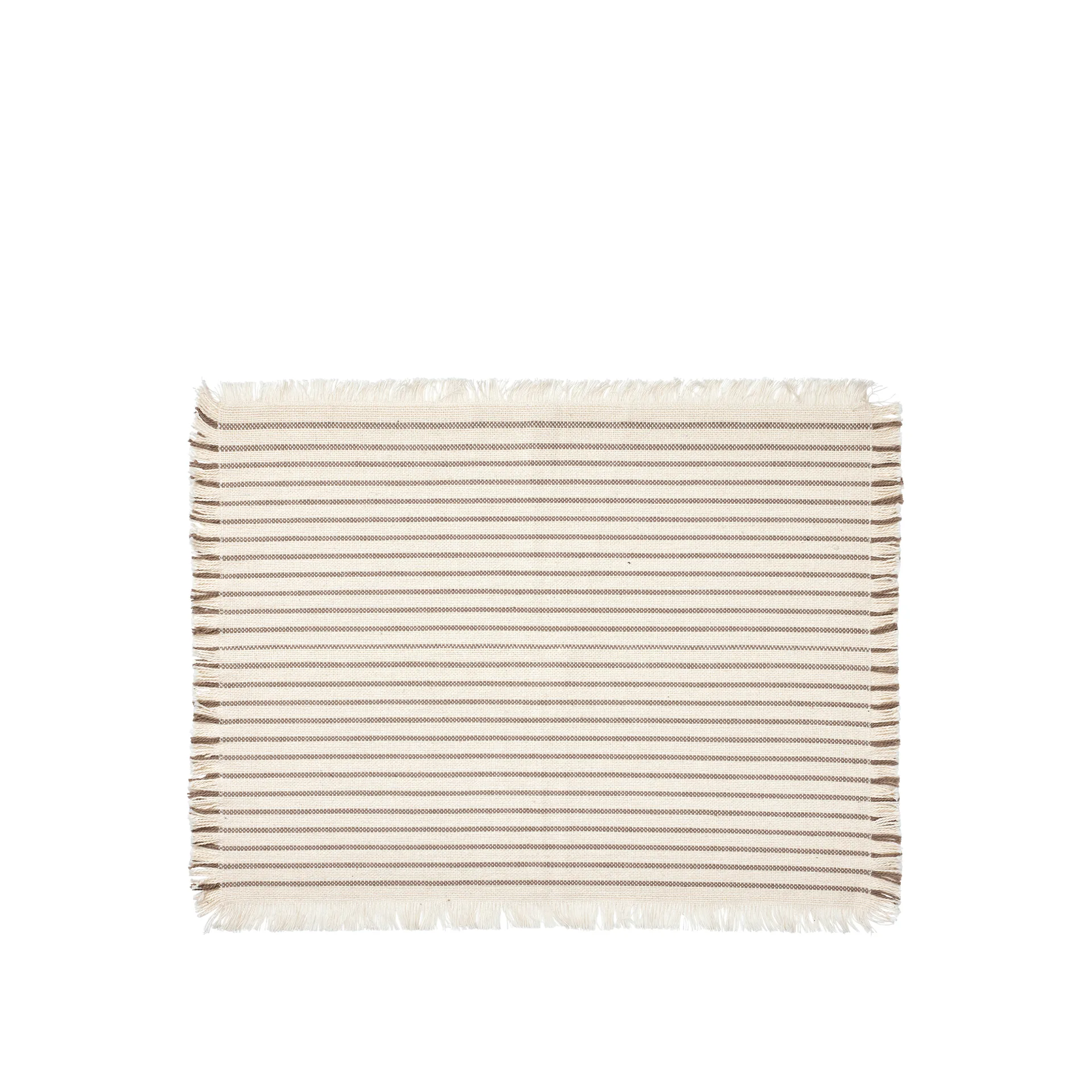 Elouise北欧风餐垫41.5x32cm, 骨白色-white fungi grey Broste Copenhagen