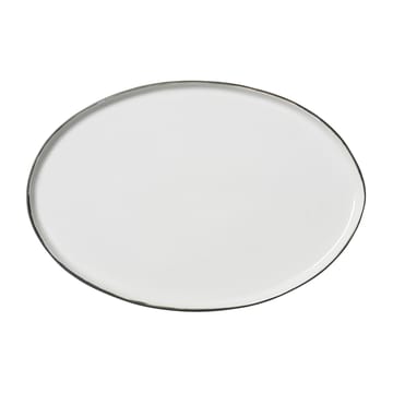 Esrum 碟 oval 26.5x39 cm - Ivory-灰色 - Broste Copenhagen
