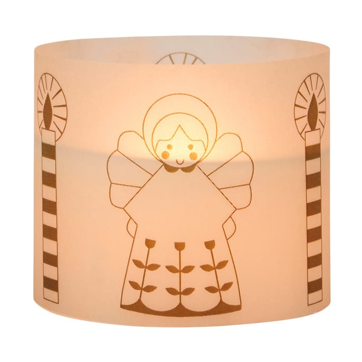 Fairy Tale 蜡烛 8 cm, 白色-绿色 Broste Copenhagen