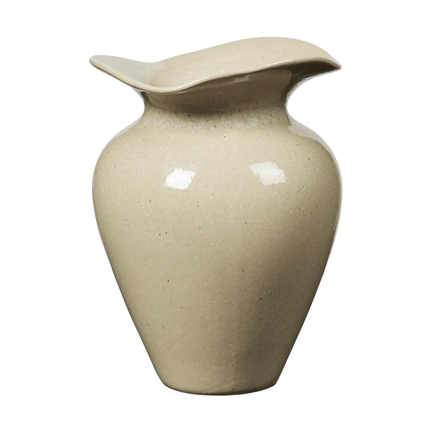 Florentina 小号花瓶 22.5, 米色 Broste Copenhagen