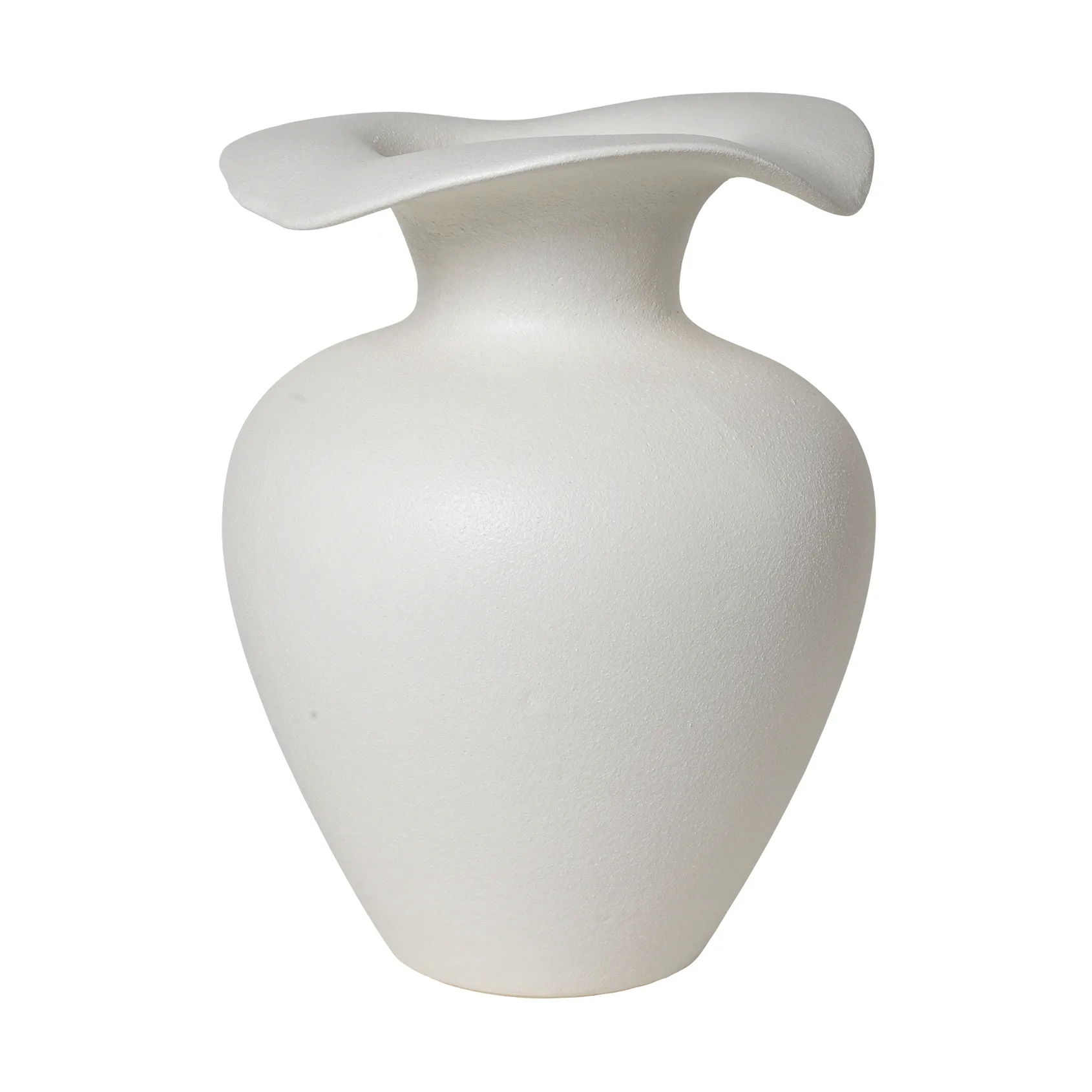 Florentina 中号花瓶 32cm, 白色的 Broste Copenhagen