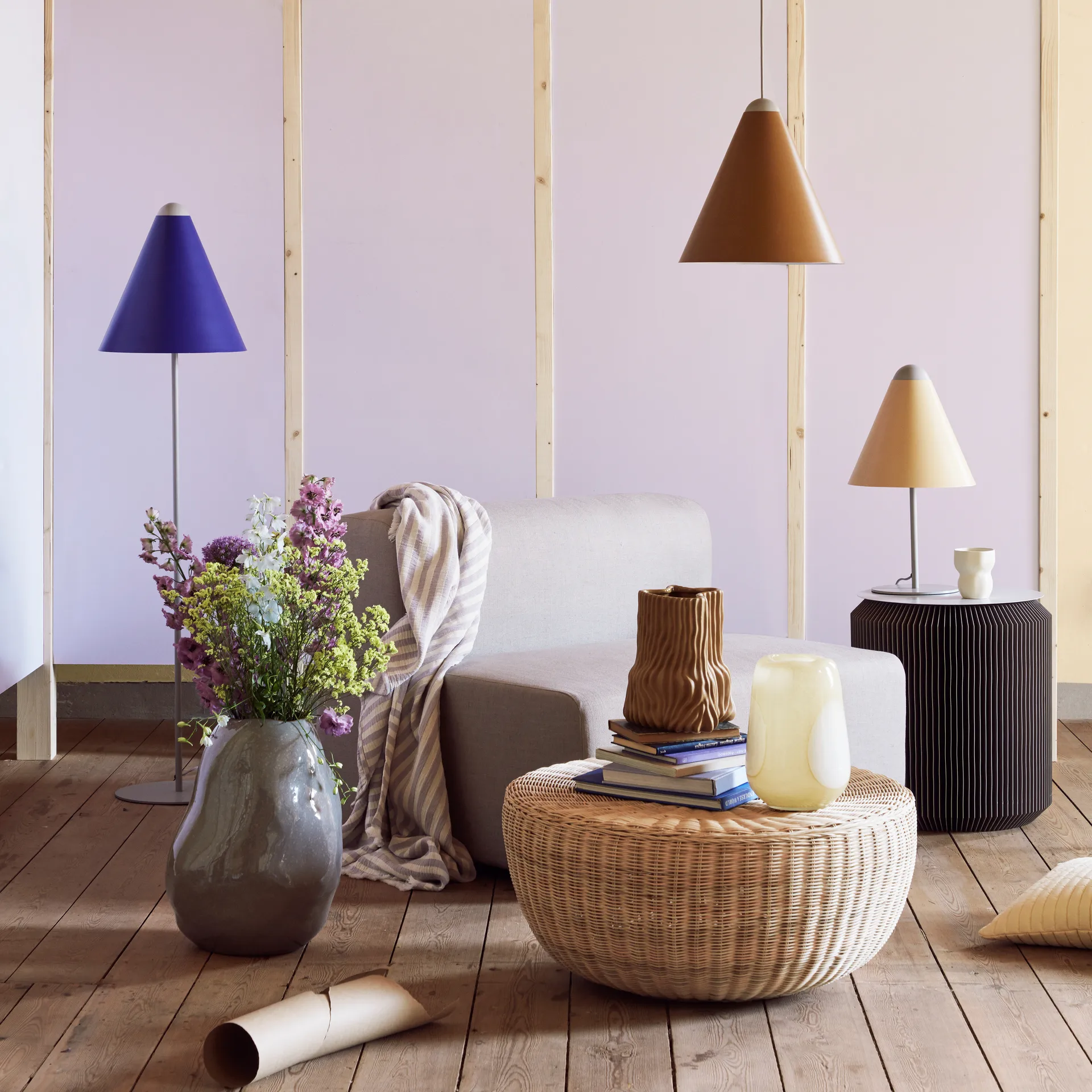 Gine 灯 suspension, light 灰色 Broste Copenhagen