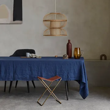 Gracie 桌子 cloth 160x300 cm - dark 蓝色 - Broste Copenhagen