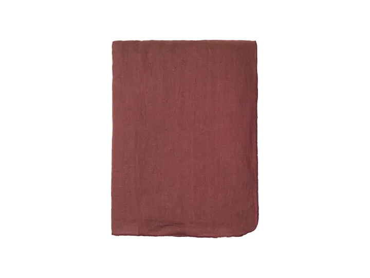 Gracie环保系列桌布160x300cm - 红色 - Broste Copenhagen