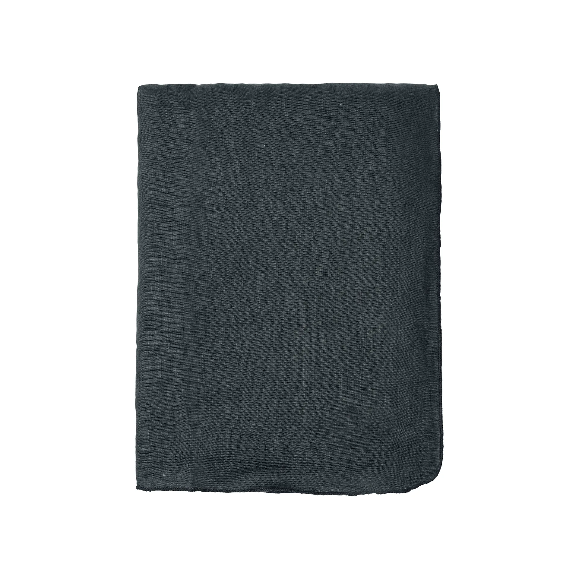Gracie环保系列桌布160x300cm, 灰色配蓝色 Broste Copenhagen