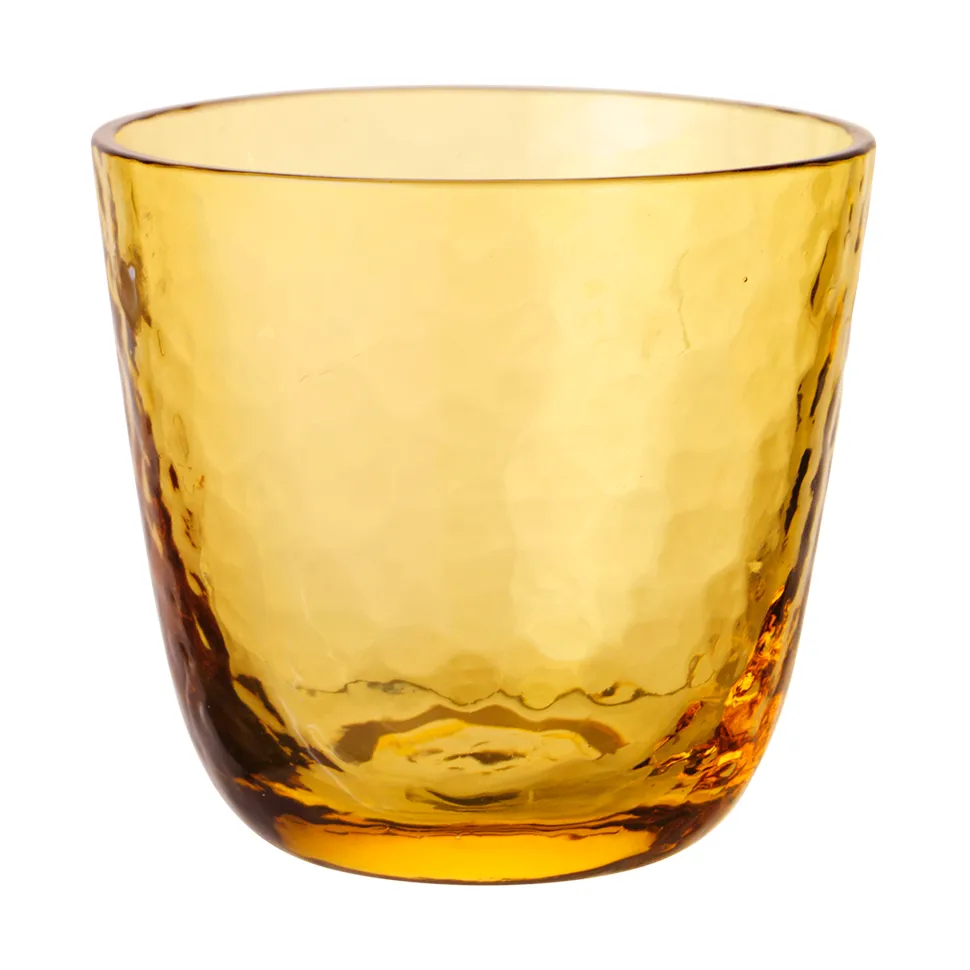 Hammered 直杯150ml, 琥珀色 Broste Copenhagen