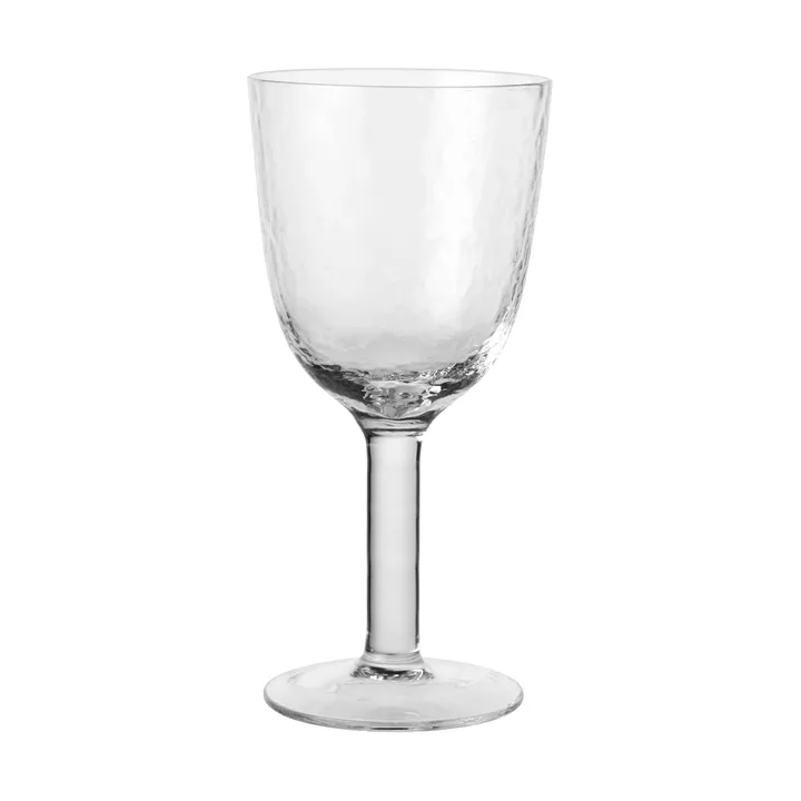 Hammered 白葡萄酒杯300ml - 透明色 - Broste Copenhagen