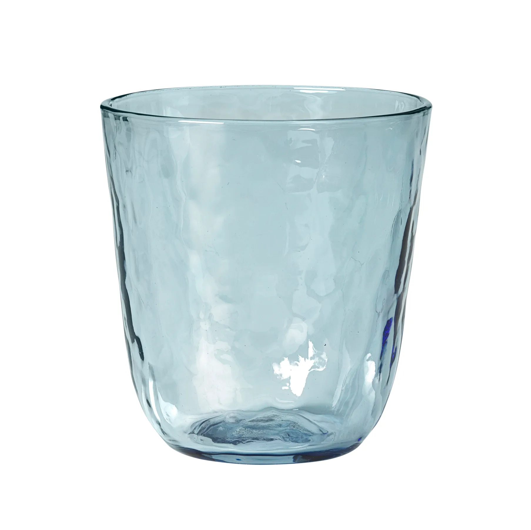 Hammered drinking glass 33.5 cl, 蓝色 Broste Copenhagen