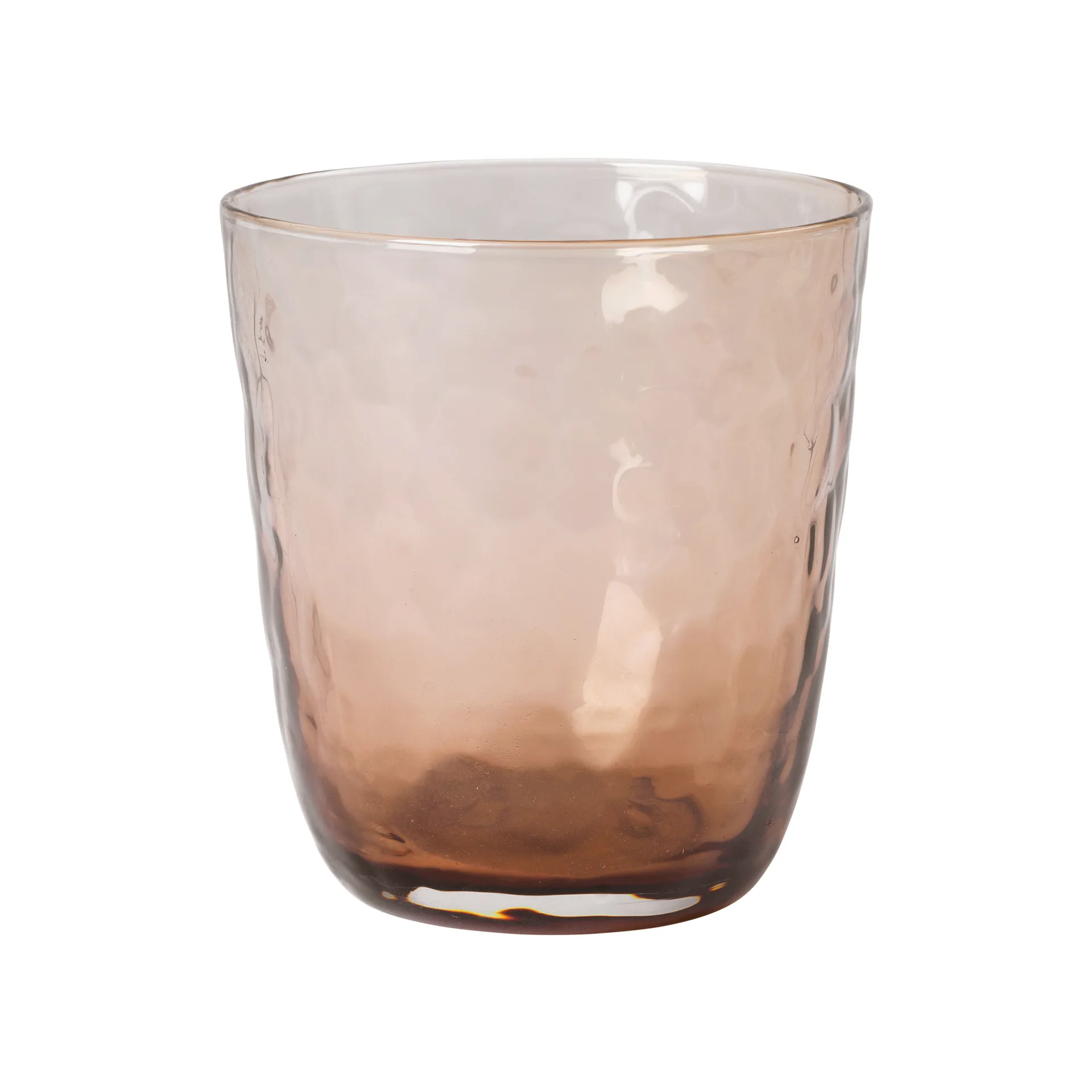 Hammered drinking glass 33.5 cl, 棕色 Broste Copenhagen