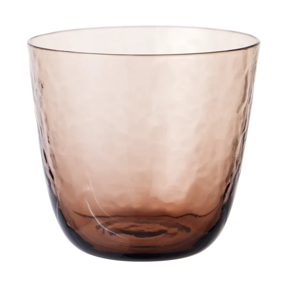 Hammered tumbler 15 cl, 褐色 Broste Copenhagen