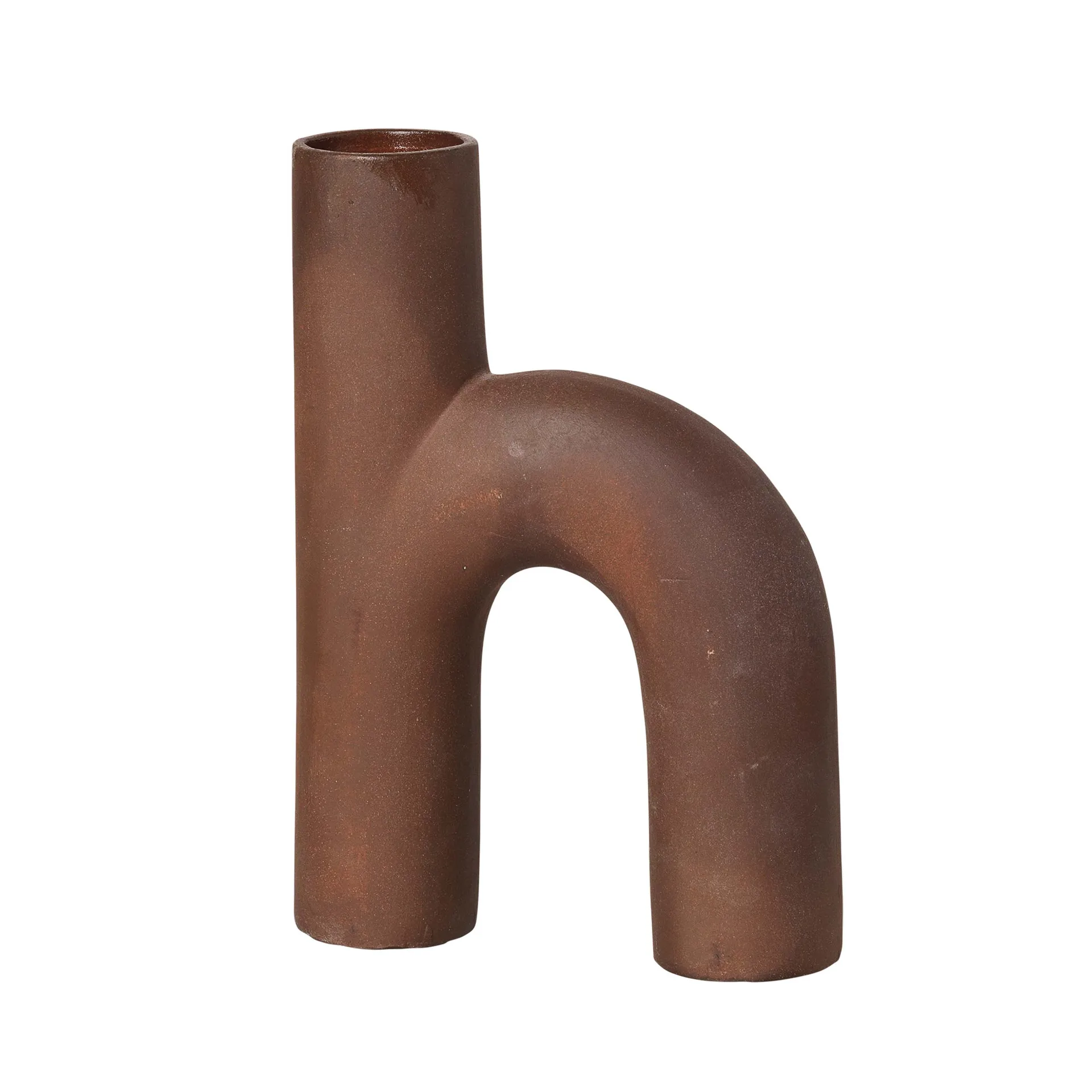 Hector 花瓶 19 cm, 红色 clay Broste Copenhagen