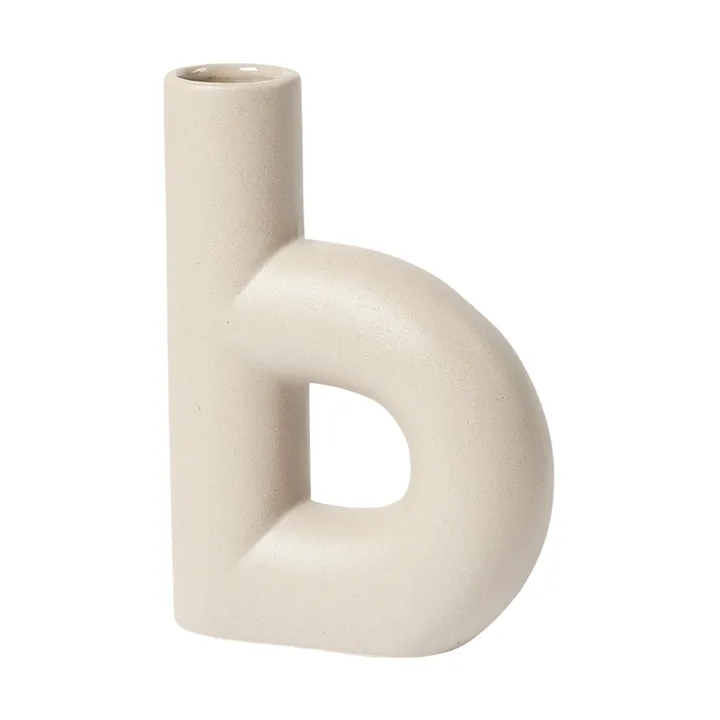 Hector B款花瓶Ø19cm - 鸽灰色 - Broste Copenhagen