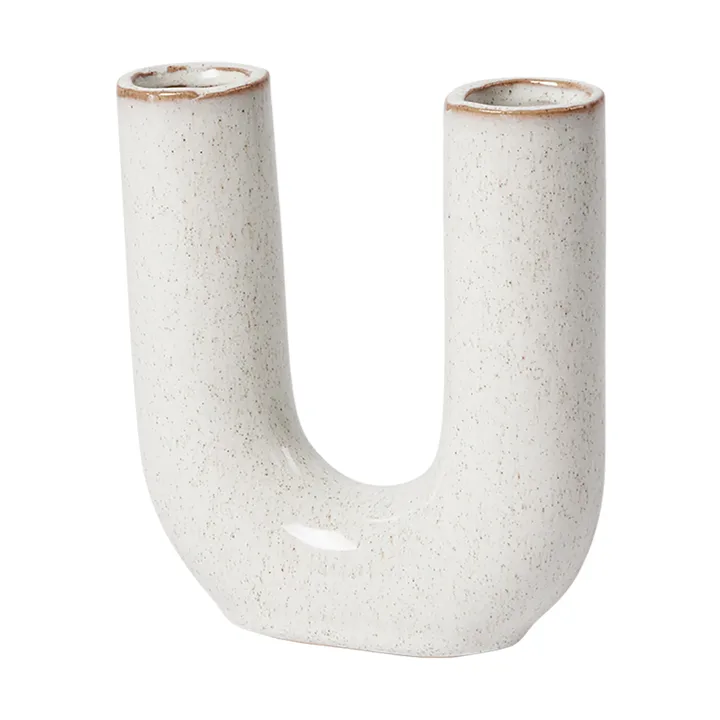 Hector U款花瓶Ø16cm - 雨天灰色 - Broste Copenhagen