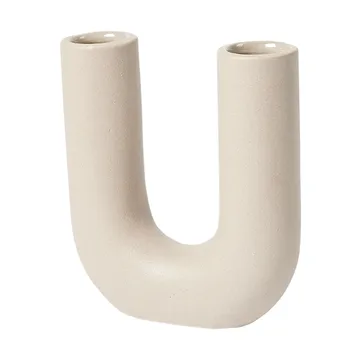 Hector U款花瓶Ø16cm - 鸽灰色 - Broste Copenhagen