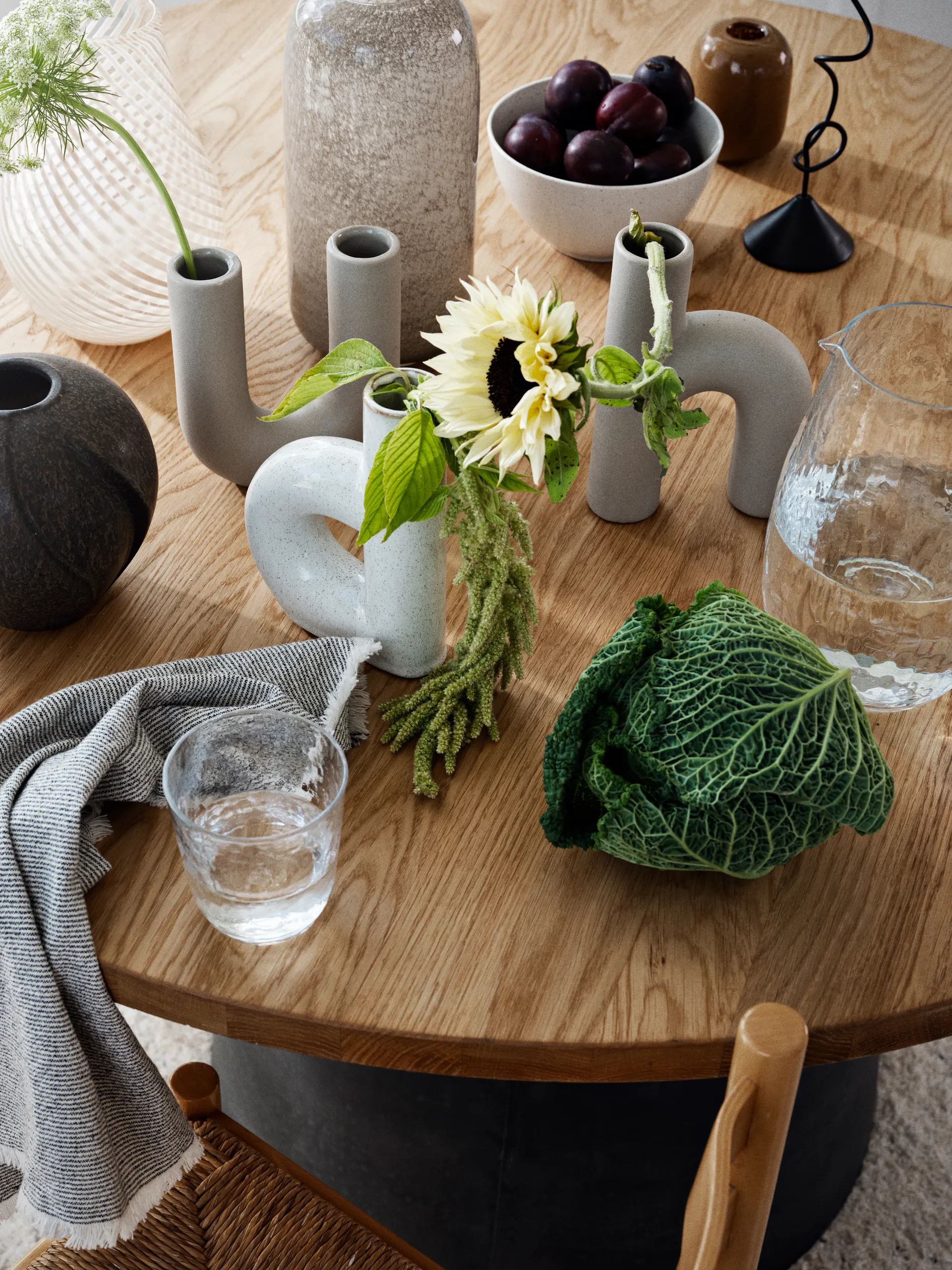 Hector U款花瓶Ø16cm, 鸽灰色 Broste Copenhagen