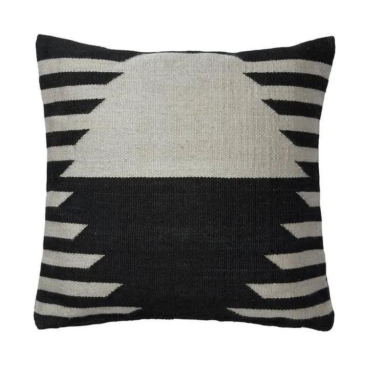 Hedda 靠垫套50x50cm - 黑色 - Broste Copenhagen
