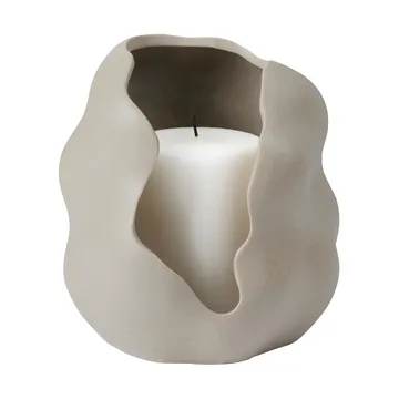 Hekla 飓风蜡烛灯笼 - 鸽灰色_Ø16cm - Broste Copenhagen