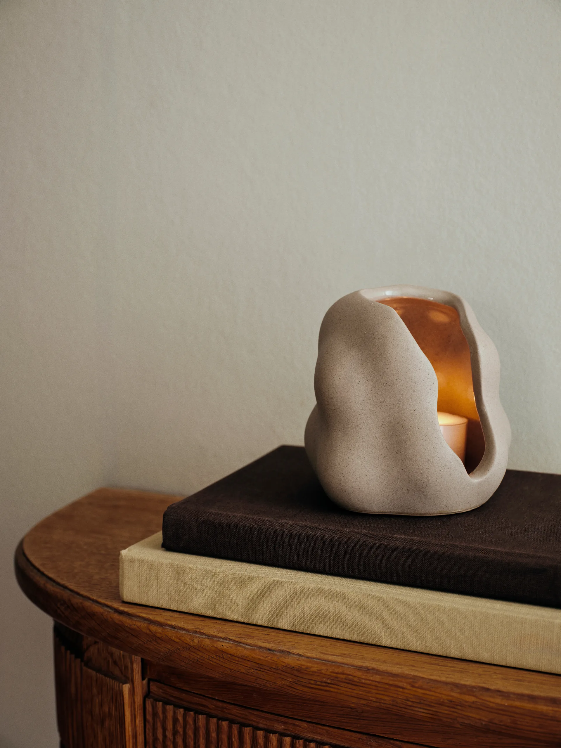 Hekla 飓风蜡烛灯笼, 鸽灰色_Ø9.5cm Broste Copenhagen