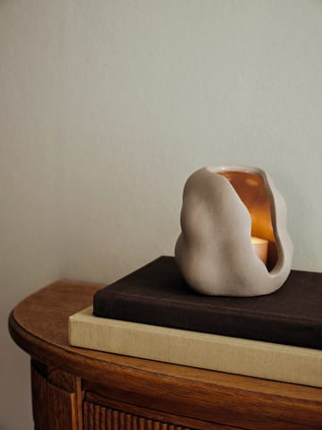 Hekla Hurricane 蜡烛 烛台 - Dove 灰色 - Broste Copenhagen