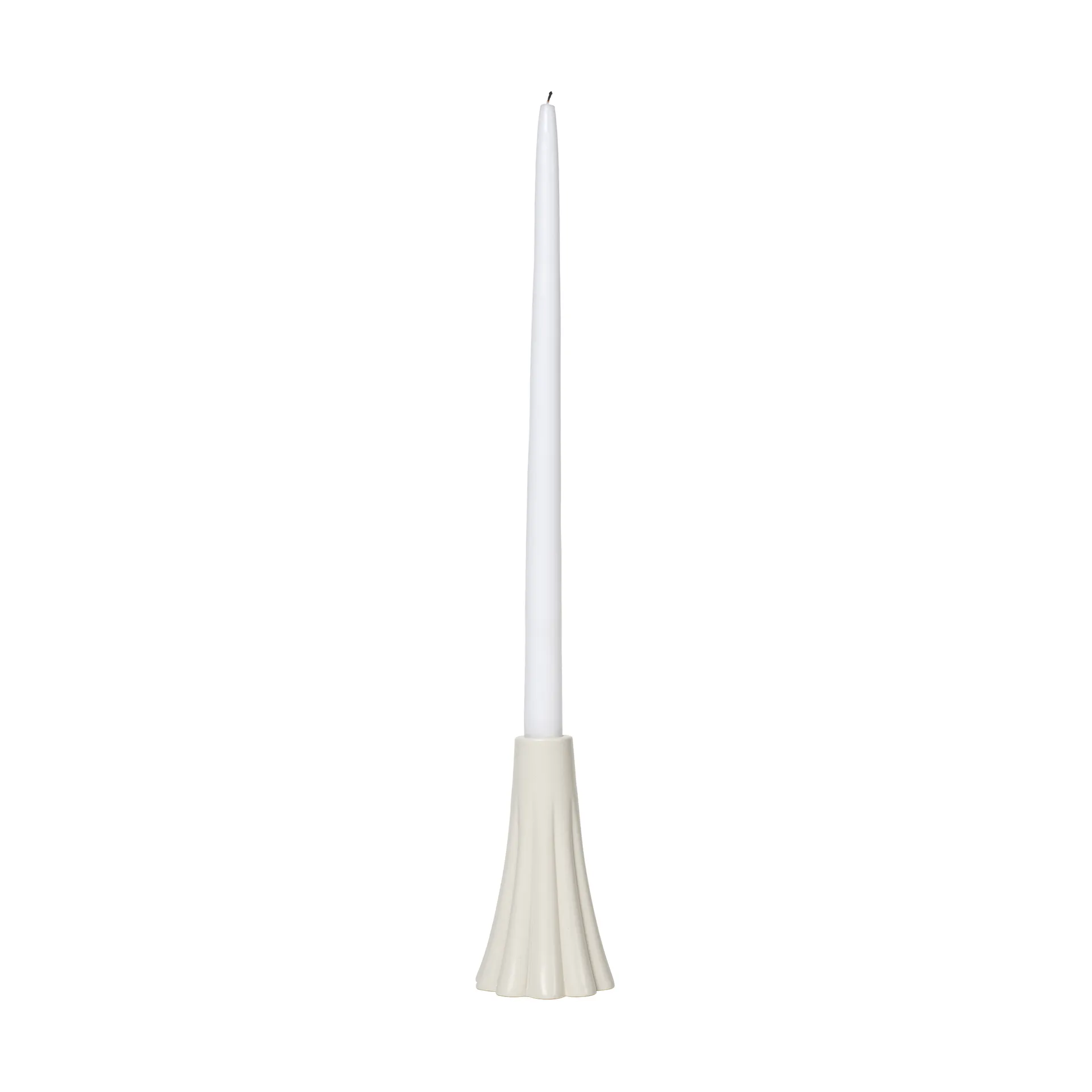 Heli 烛台14cm, 奶油色 Broste Copenhagen