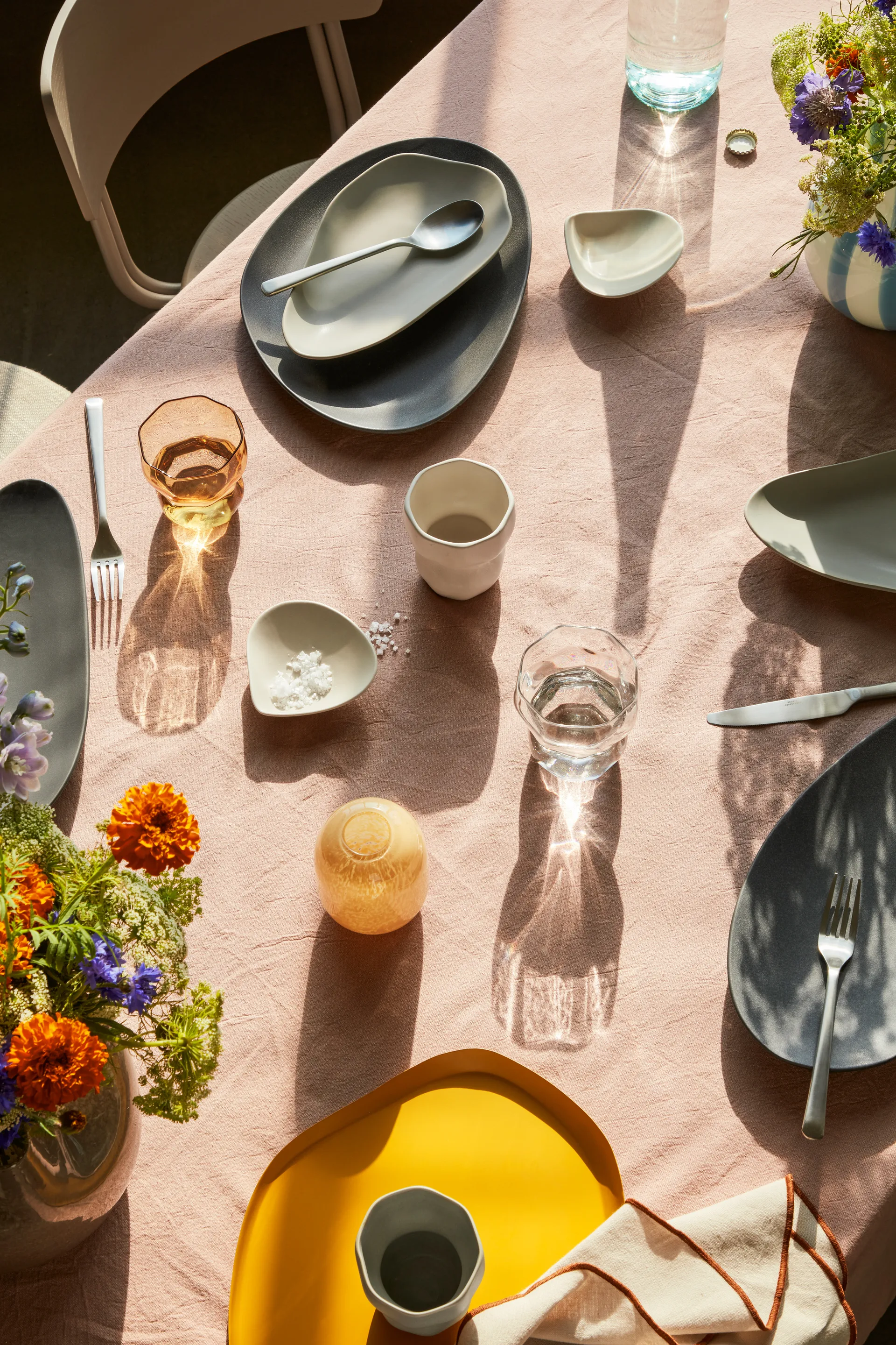 Hune 餐具 cutlery 16 pcs, Brushed satin Broste Copenhagen