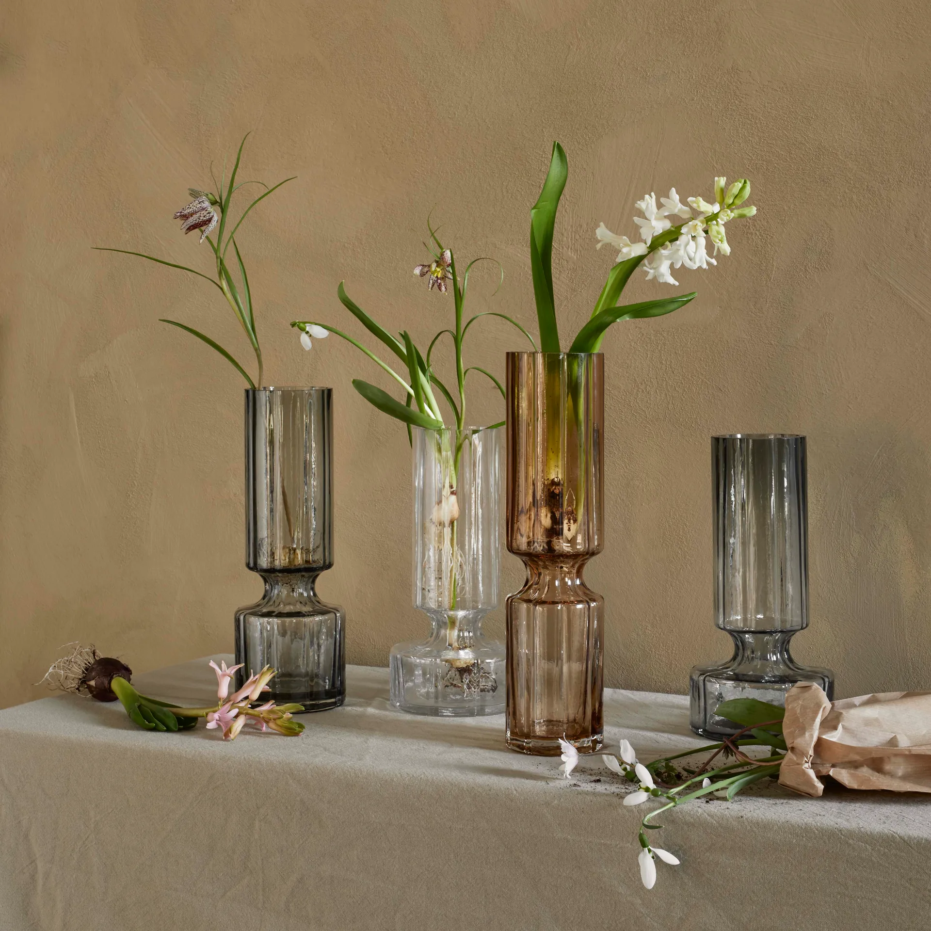 Hyacint 玻璃 花瓶  24.9 cm, clear Broste Copenhagen