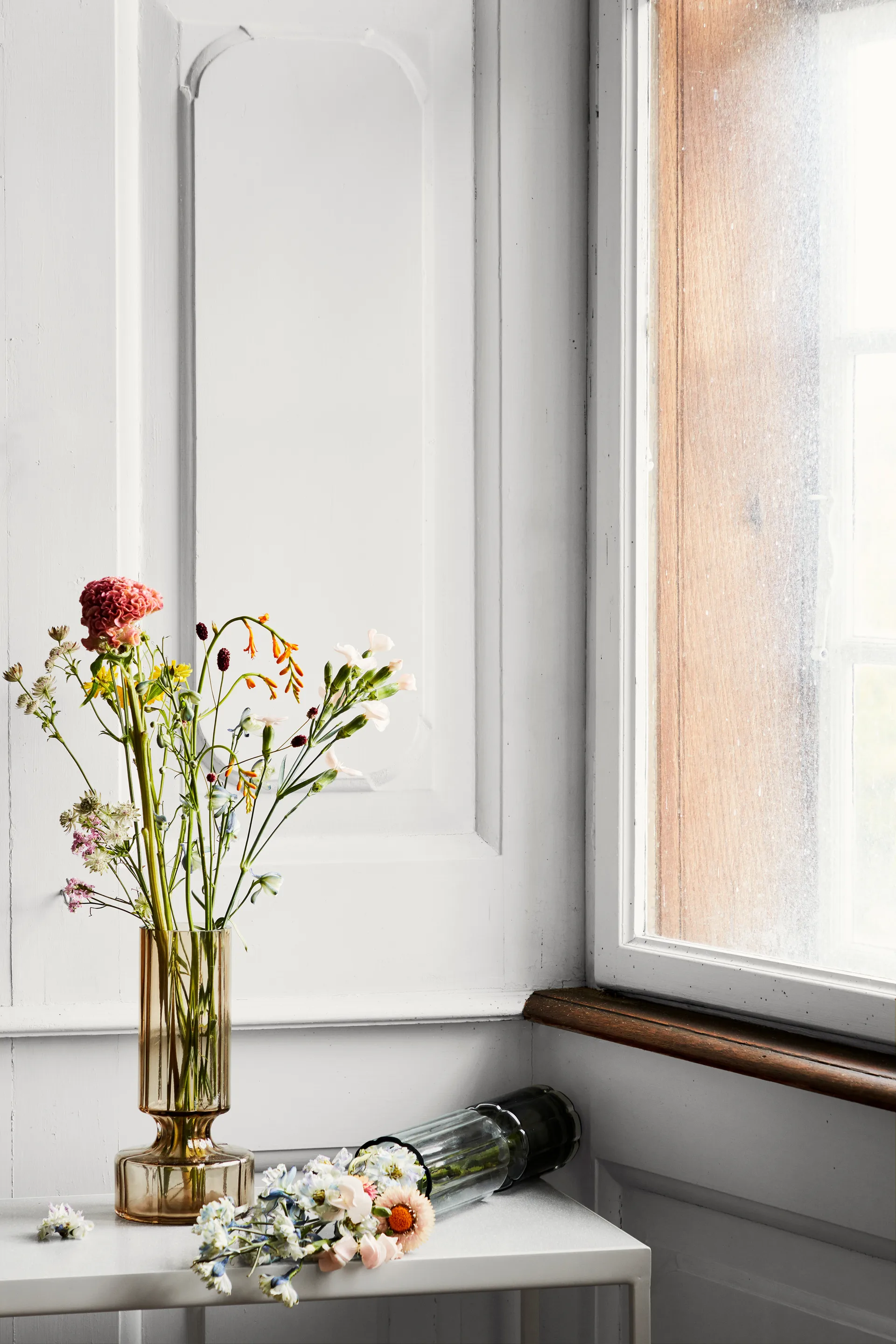 Hyacint 玻璃 花瓶  24.9 cm, Indian tan Broste Copenhagen