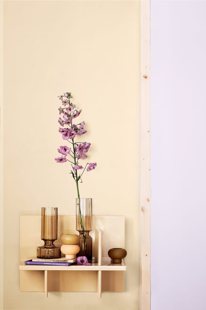 Hyacint 玻璃 花瓶  24.9 cm, Indian tan Broste Copenhagen