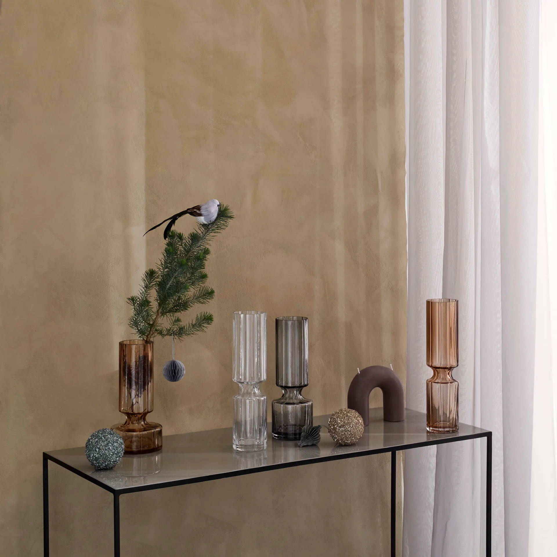 Hyacint 玻璃 花瓶  31.7 cm, clear Broste Copenhagen